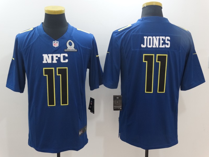 Men's Atlanta Falcons Julio Jones #11 Blue Jersey